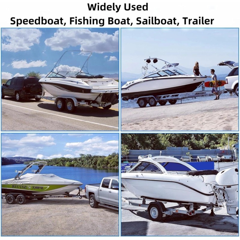 Unbranded Adjustable 40" Boat Trailer Guide Pole Rustproof Galvanized Steel