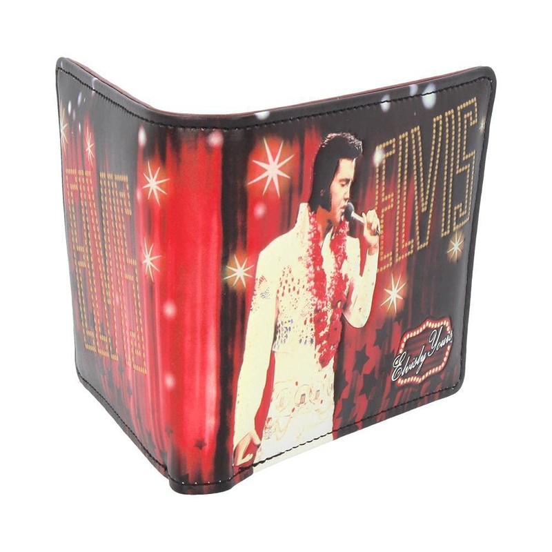 Nemesis Now Elvis Wallet 10cm Red, PU