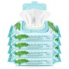 Mediflower Centella Mild Deep Cleansing Tissue, 100 Sheets, 4 Pieces / 메디플라워 센텔라 순한 딥 클렌징 티슈, 100매입, 4개