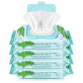 Mediflower Centella Mild Deep Cleansing Tissue, 100 Sheets, 4 Pieces / 메디플라워 센텔라 순한 딥 클렌징 티슈, 100매입, 4개