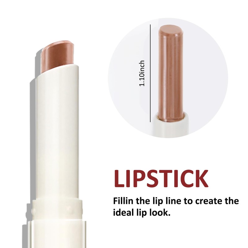Boobeen Double Ended Lipstick Contour Pencil Make-Up Velvet Lip Gloss