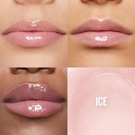 Maybelline New York Maybelline Lifter Gloss Lip Gloss Makeup With Hyaluronic Acid, Hydrating, High Shine, Hydrated Lips, Fuller-Looking Lips, 002 ICE,
