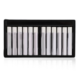 Asixxsix Pasteles al óleo, 12PCS White Oil Paintstik Fácil de Colorear Pintura al óleo Palo Resistente al Desgaste Herramienta de Pintura de los niños Suministro de Arte para Principiantes