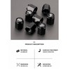 Xzenuo Car Valve Caps, Aluminium Metal Car Valve Cap with