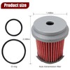 Bedaily Auto Transmission Filter with O-ring 25450-P4V-013 Fit for Honda