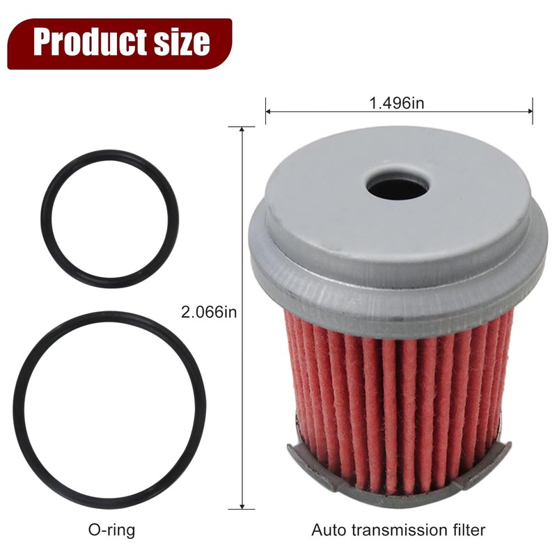 Bedaily Auto Transmission Filter with O-ring 25450-P4V-013 Fit for Honda