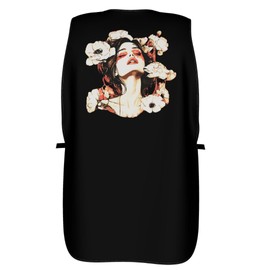 Professional Stylist and Make Up Artist Vest - Hair Cutting Vest for Hairdressers, Stylists, Make up Artists and Barbers - Flower One Size Adjustable Fit for Everyone