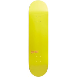 [CCS] Logo Blank Skateboard Deck (Yellow, 8.25")