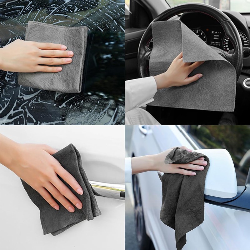 5 Pcs Thickened Magic Cleaning Cloths, 30 x 30cm Window