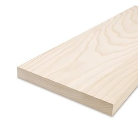 Smooth Edge Boards - Spruce Planed - 1.9 cm Thick x Desired Width x 60 cm Long Size 20 cm x 1.9 cm x 60 cm