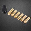 Collet Sleeves, 7Pcs Brass Chuck Collet Drill Bit Sets Nut