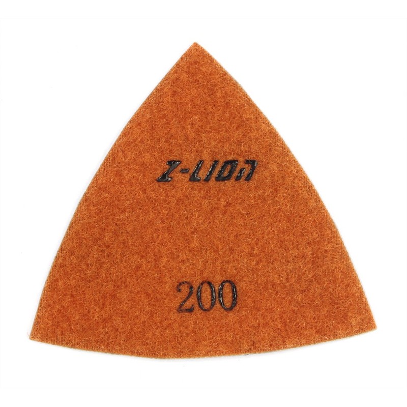 Z-Lion Diamond Electroplated Triangular Polishing Pads Grit 200 for Oscillating