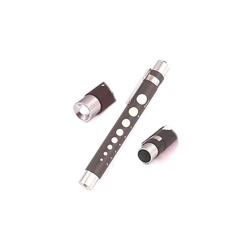 AAProTools Nurse Penlight Reusable LED Pen Light with Pupil Gauge