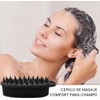 Cepillo de silicona 2 en 1 para cuerpo y cabello