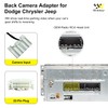 Backup Camera Harness Adapter Compatible with Chrysler 2007-2016/Dodge 2007-2012/Jeep 2007-2019,