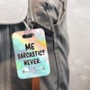 LT229 ME Sarcastic? Never. Novelty Funny Unique Designer Gift Glossy