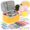 Coopay Crochet Set for Beginners Adults, 58-Piece Crochet Hook Set