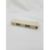 Vinyl Fence Rail Internal End Cap (Box of 20)(2"x6", Almond)