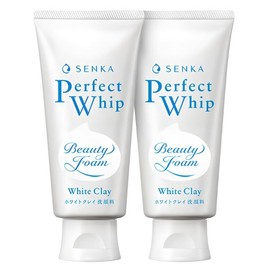 Senka Perfect Whip White Clay, 120g, 2 pieces 120g x 2 pieces / 센카 퍼펙트 휩 화이트 클레이, 120g, 2개 120g x 2개