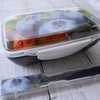Komori Resin Lunch Box, Fresco, Separate Lunch Box, Blueberry, 16.9