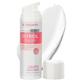 Vigority- EQUILIBRIO NATURAL, COMODIDAD RENOVADA: Cada bomba proporciona 5000 mcg de estrógeno bioidéntico natural, enriquecido con ñame silvestre, raíz de kudzu, isoflavonas de soja y flor de trébol