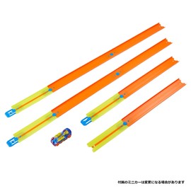 Hot Wheels GVG13 Track Builder Basic Truck Pack (Includes 1 Mini Car) Orange