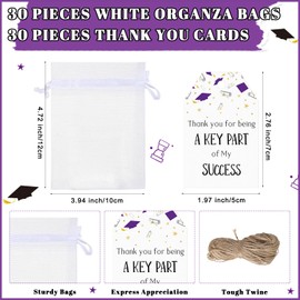 Vesici 30 Sets Graduation Party Favors 30 Beer Bottle Opener Keychains Bulk The Best is Yet to Come Keychains with Thank You Cards and Organza Bags 2025 Graduation Ceremony Party Guest Gifts (Purple)