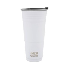 Wild Gear WYLD GEAR Tumbler, WYLD Cup, 32 oz, Wild Cup, 37.0 fl oz (946 ml), Camping White