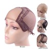 4"X4" U Part Swiss Lace Wig Cap For Making Wigs