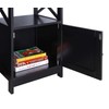 Convenience Concepts Oxford End Table with Cabinet, Black