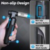 Luxgaze 4 Pack Butane Torch Lighters Refillable Jet Flame Portable