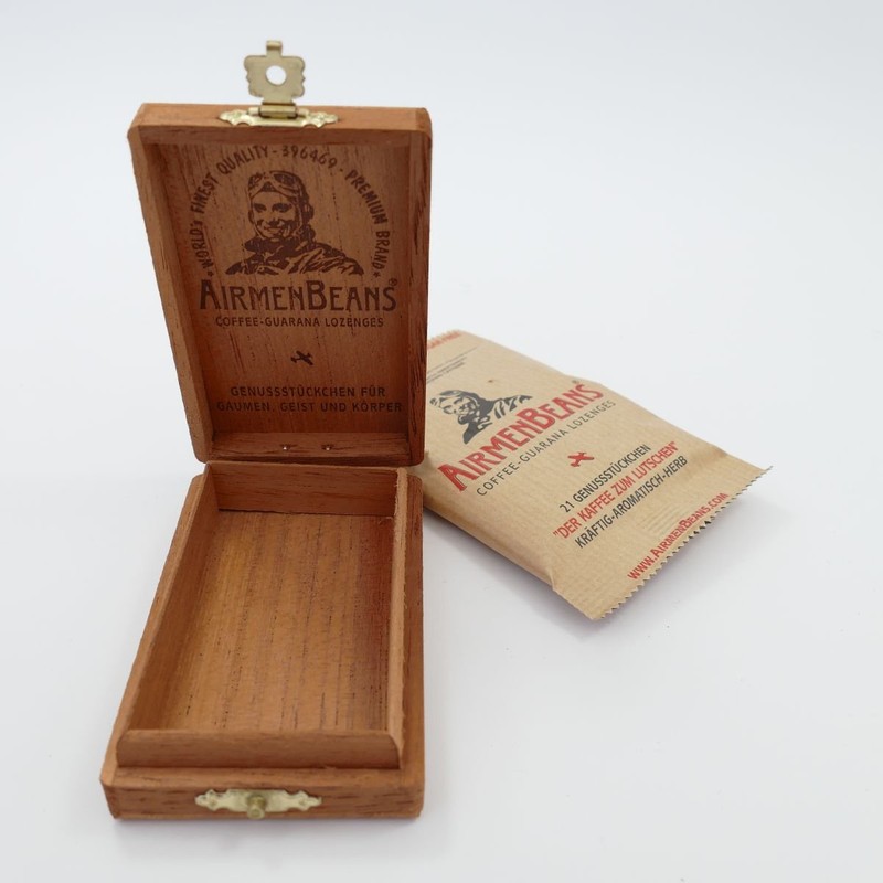 AirmenBeans Cedar Wooden Box and 1 Pack AirmenBeans