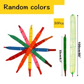 MORAINJAY 30Pcs Assorted Colors Rocket Balloons, Premium Latex Balloons,Whistling Balloons| Screaming Balloons| Flying Balloons for Kids,Ideal Party Bag Fillers,Loot Bags Favours