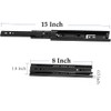 HEIHAK 6 Pairs 8 Inch Drawer Slides, Ball Bearing Drawer