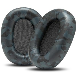 WC PadZ XM6 – Premium Replacement Earpads Compatible With Sony WH-1000XM6 Headphones by Wicked Cushions | Enhanced Comfort, Durable PU Leather & Sound Isolation | Black Camo