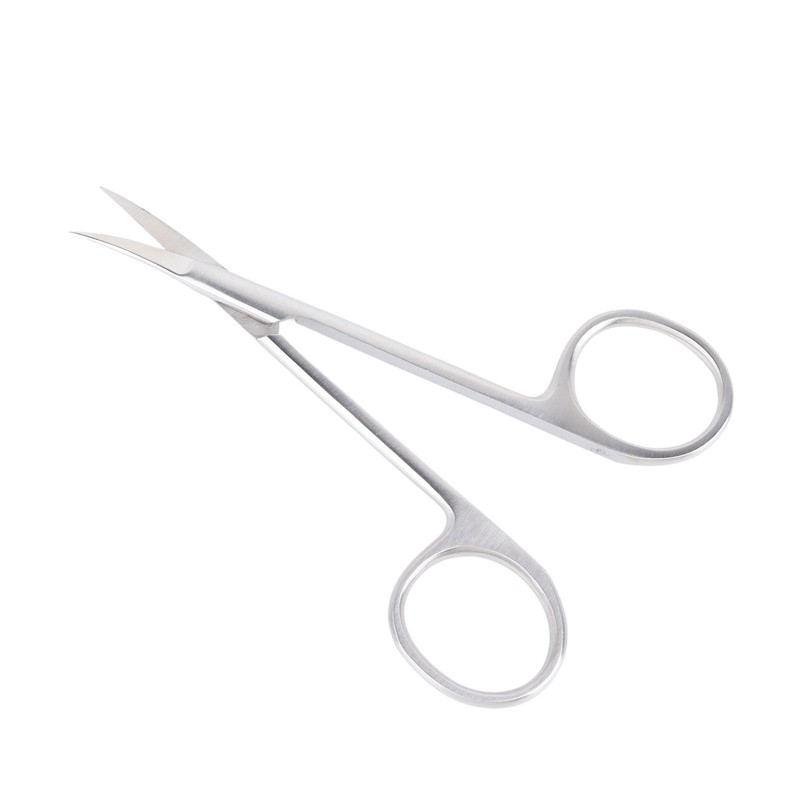 Professional Precise Pointed Tip Cuticle Scissors Stainless Steel Curved Blade