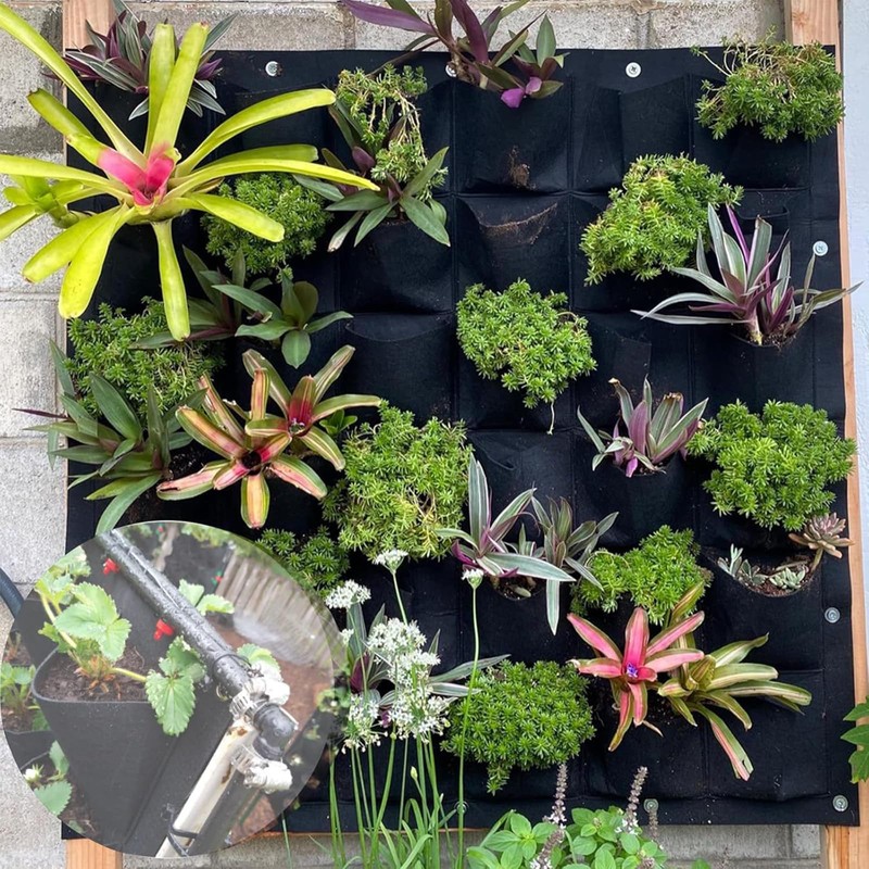 MANCHAP 36 Pockets Vertical Garden Wall Planter, Hanging Wall Planter