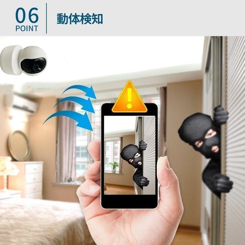 HC-WL8602CD-A Security Camera, Wi-Fi Camera, Pet Camera, 360° Oscillation, Automatic