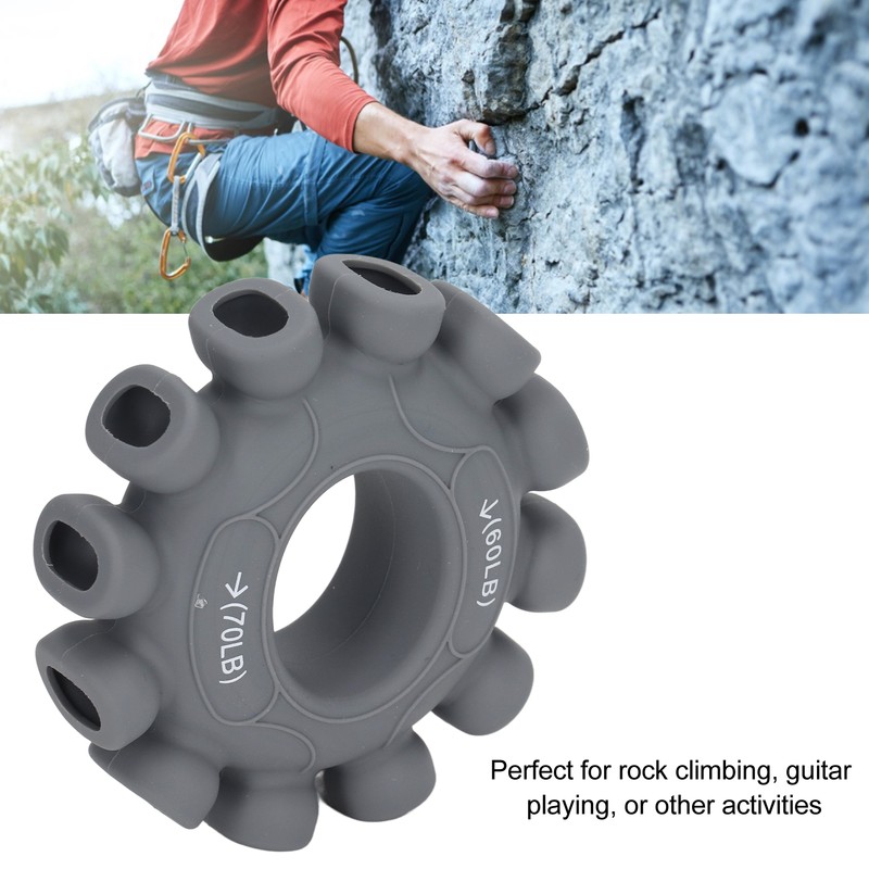 Grip Strength Ring Trainer Hand Silicone Finger Strengthener for Forearm