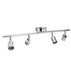 Lamp Holder 4 Head Adjustable Flexible Rotation GU10 Light Holder