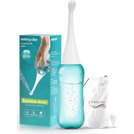 Po Shower 400 ml, Portable Bidet with 2 Nozzles, Travel Bidet, Perfect for Showers and Vaginal Showers