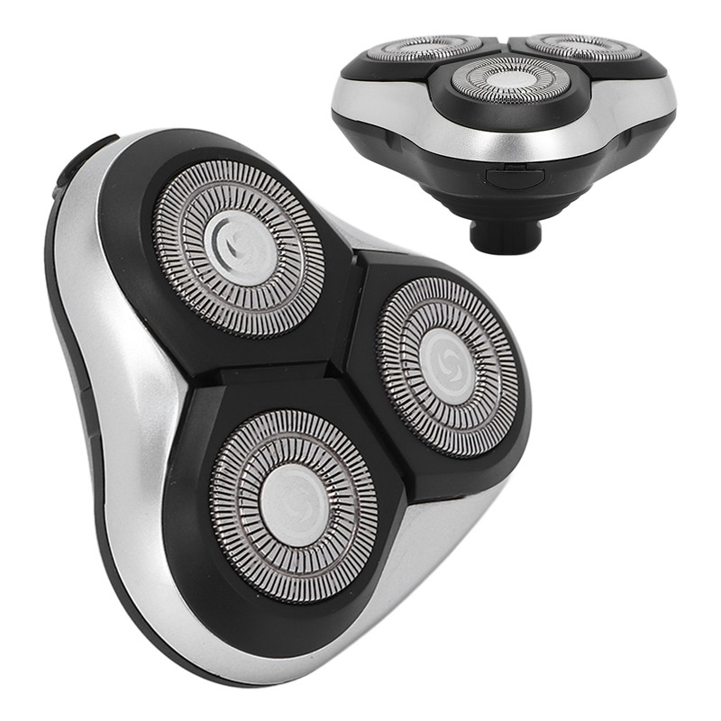 Replacement Electric Shaving Head 360° Floating Double Shaving Rings Head