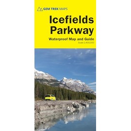 Icefields Parkway Map | Gem Trek Maps