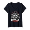 Women's Gorilla Fashion Workout Exercise Weights Strong Gym T-Shirt with