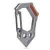 KeyUnity Titanium 7-in-1 Multitool Carabiner Keychain - Wrench, Screw Bit