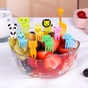 DOUDOULE 200PCS Food Picks for Kids with Storage Box