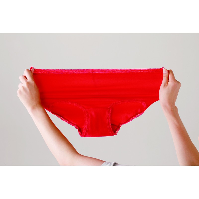 Selvan Red Deep Lace Shorts Set of 2 LL