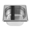 Stainless Steel Espresso Knock Box Container with Rubber Bar for