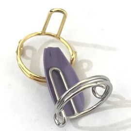 Byttlerom 10 Pieces Sets Thin Nail Rings for Ladys Daily Fingertip Protective Cover Metal Gift to Girlfriend Silver