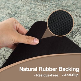 OJIA Stair Treads Non-Slip Matching Mat for Wooden Steps, Square Capet Stair Treads Rubber Backing Stair Runner Anti-Slip Stair Landing Mat 31x31 Inch Stair Rugs